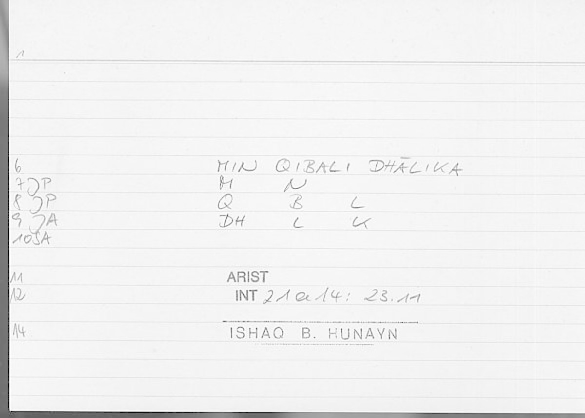 Filecard Arist.Int.0887