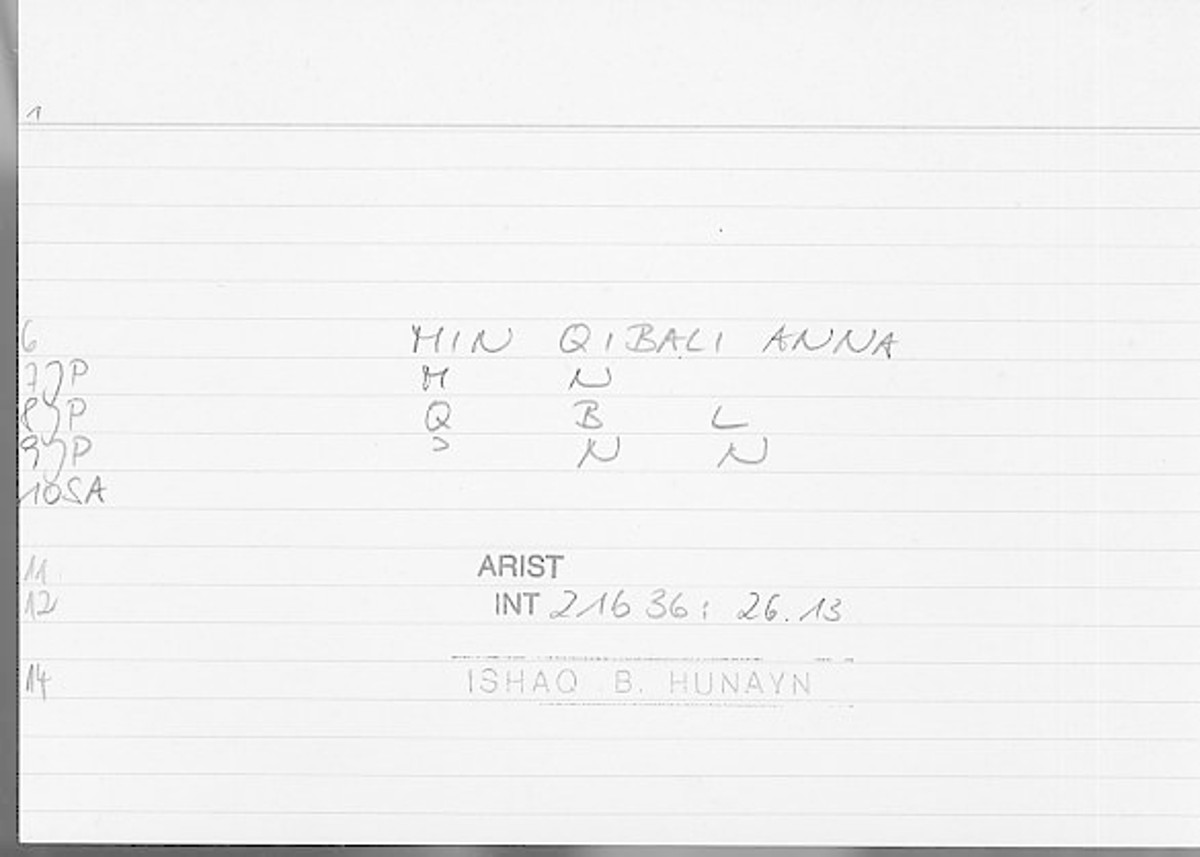 Filecard Arist.Int.0891