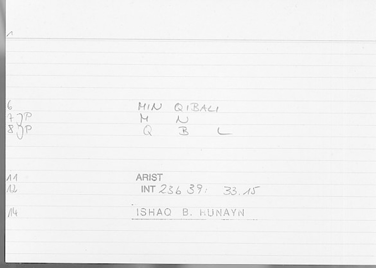 Filecard Arist.Int.0898