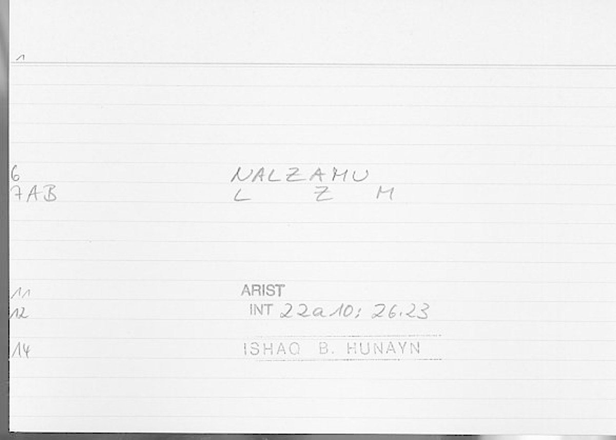 Filecard Arist.Int.0945