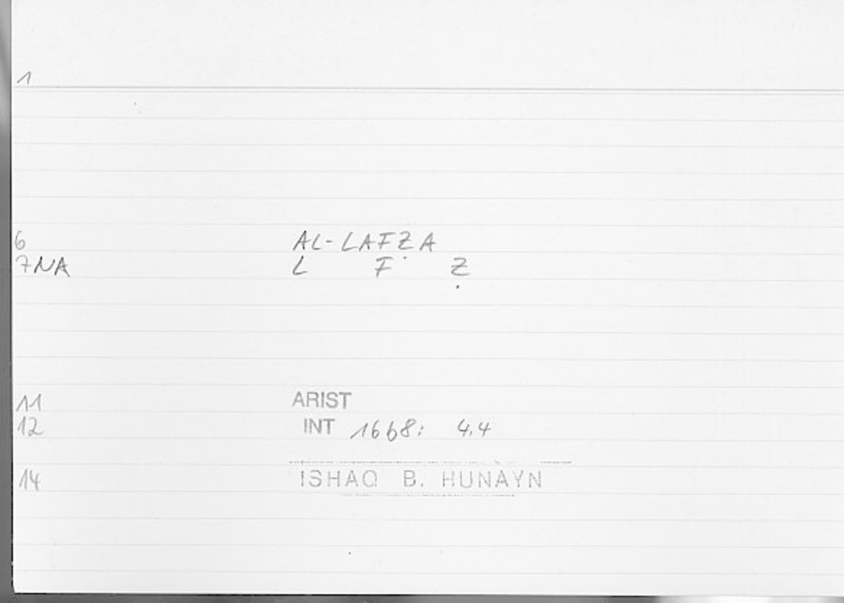 Filecard Arist.Int.0962