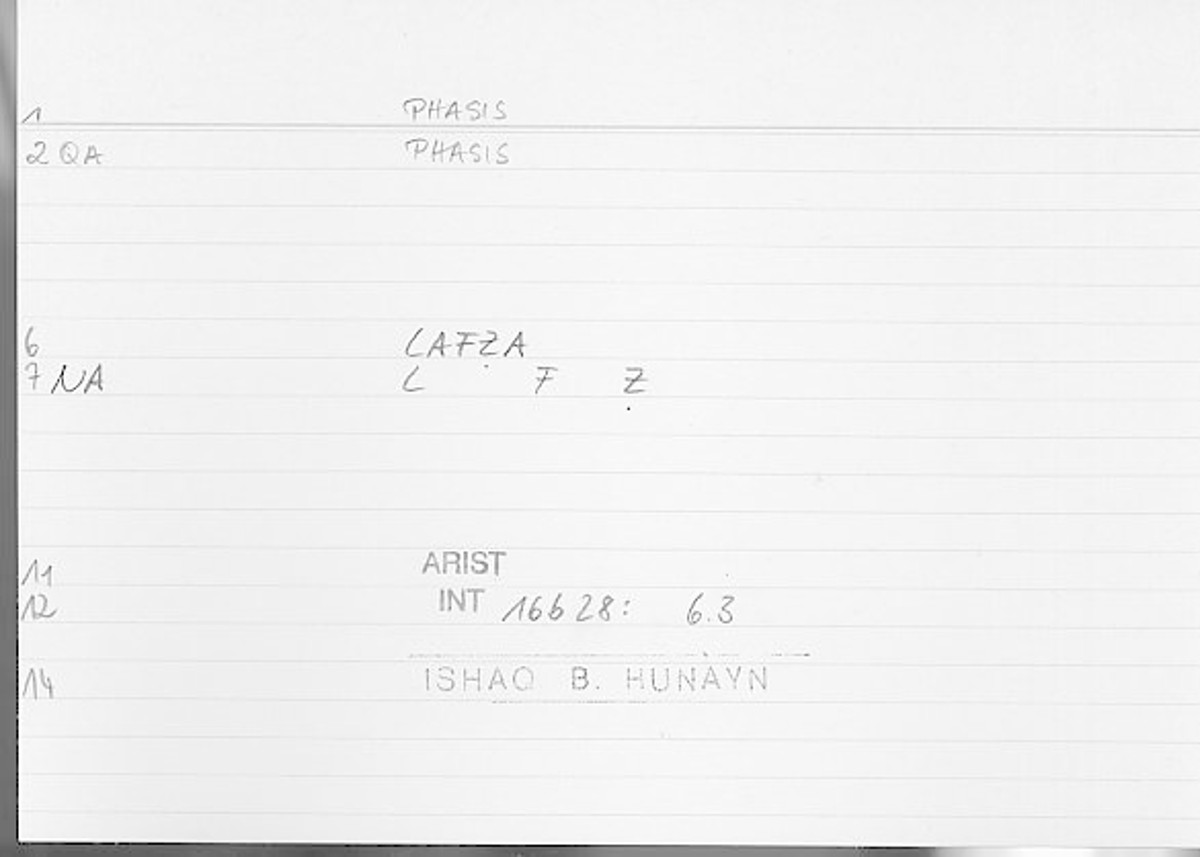Filecard Arist.Int.0964