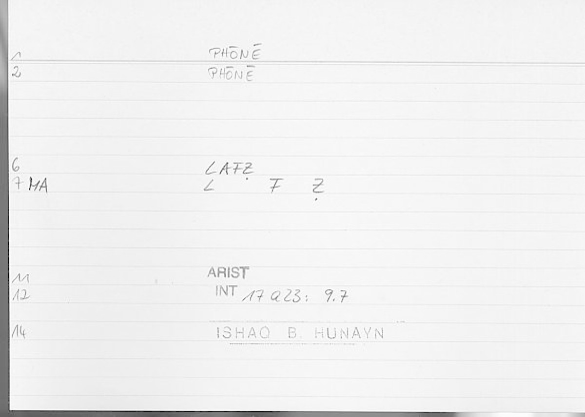 Filecard Arist.Int.0967