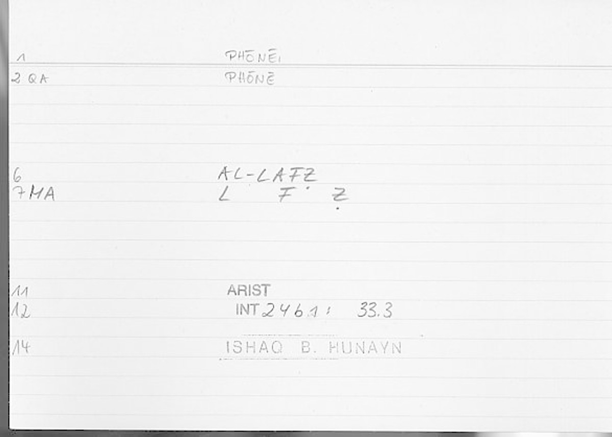 Filecard Arist.Int.1074
