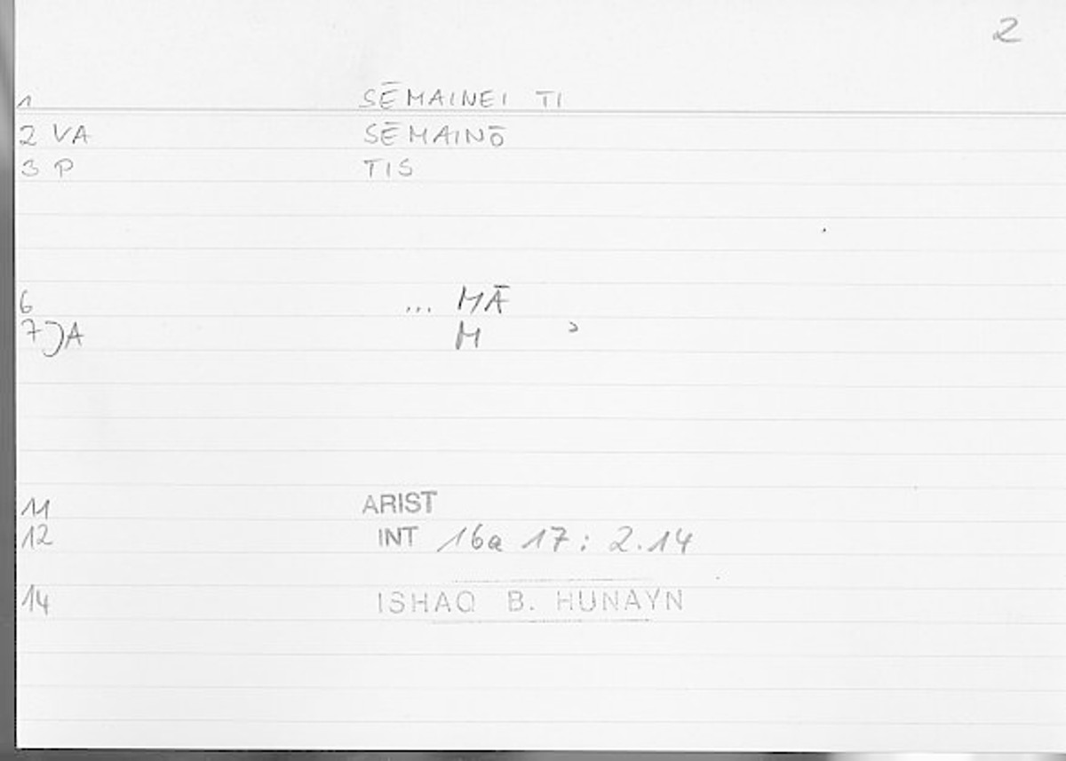 Filecard Arist.Int.1099