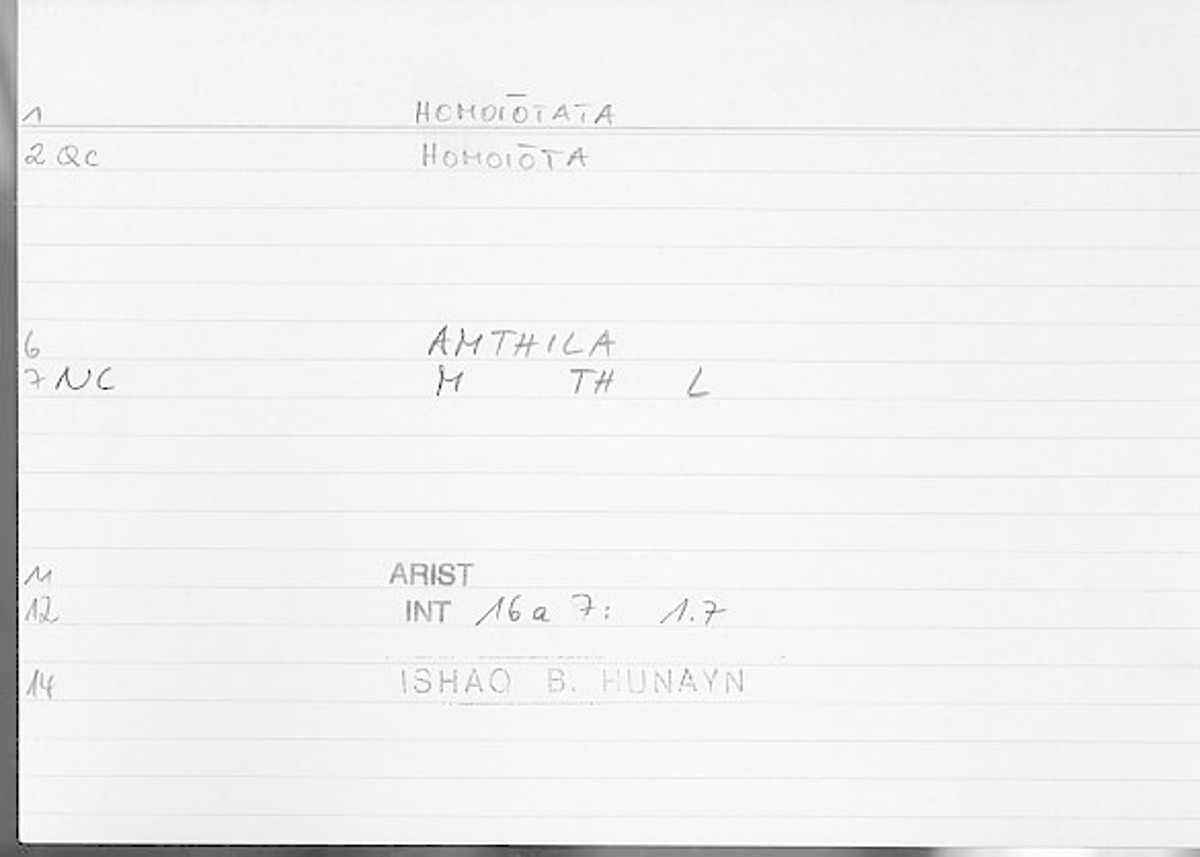 Filecard Arist.Int.1103