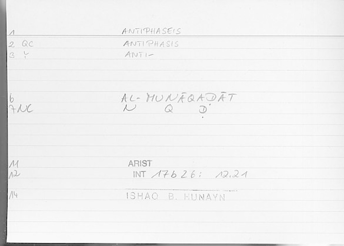 Filecard Arist.Int.1172