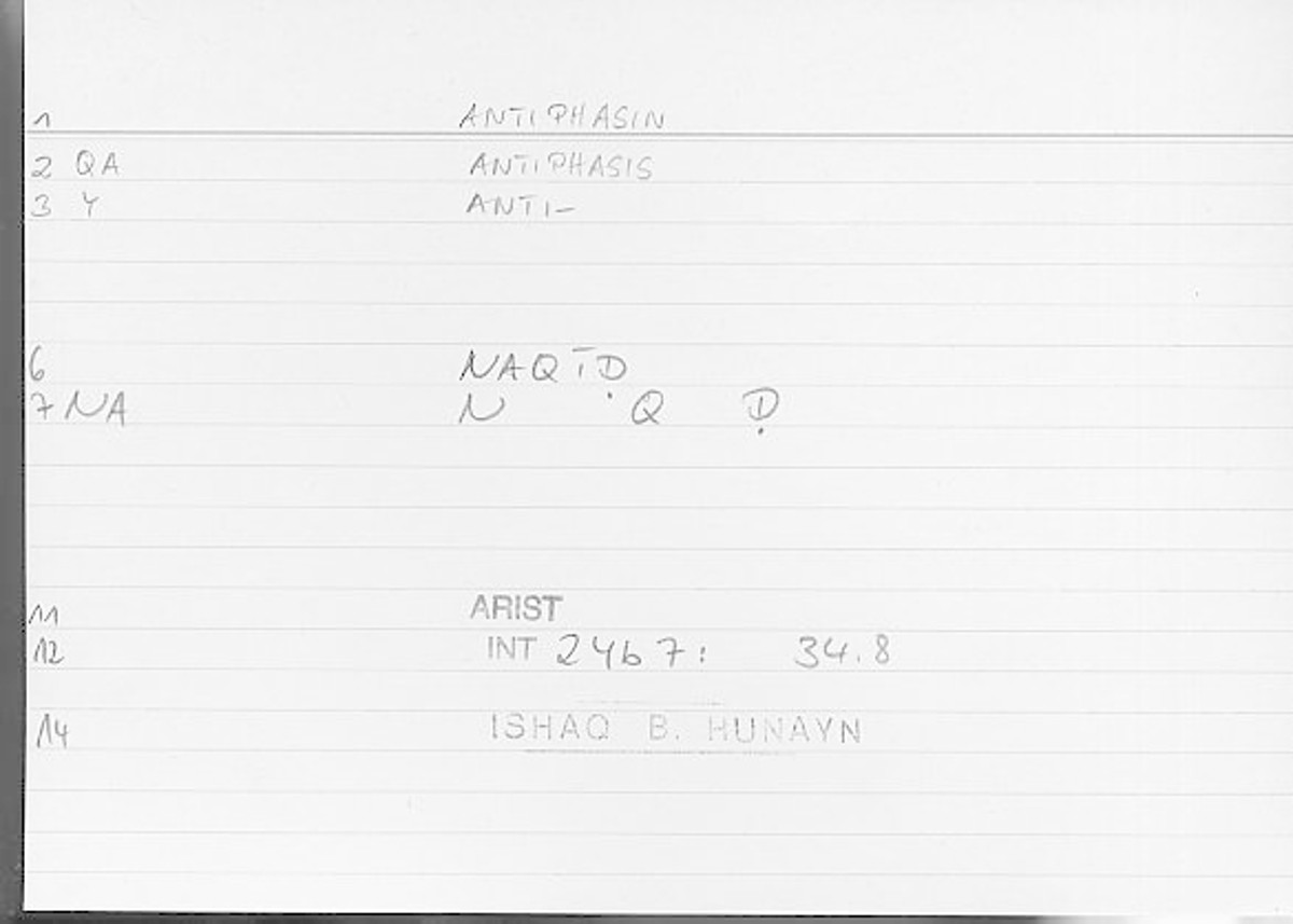 Filecard Arist.Int.1189
