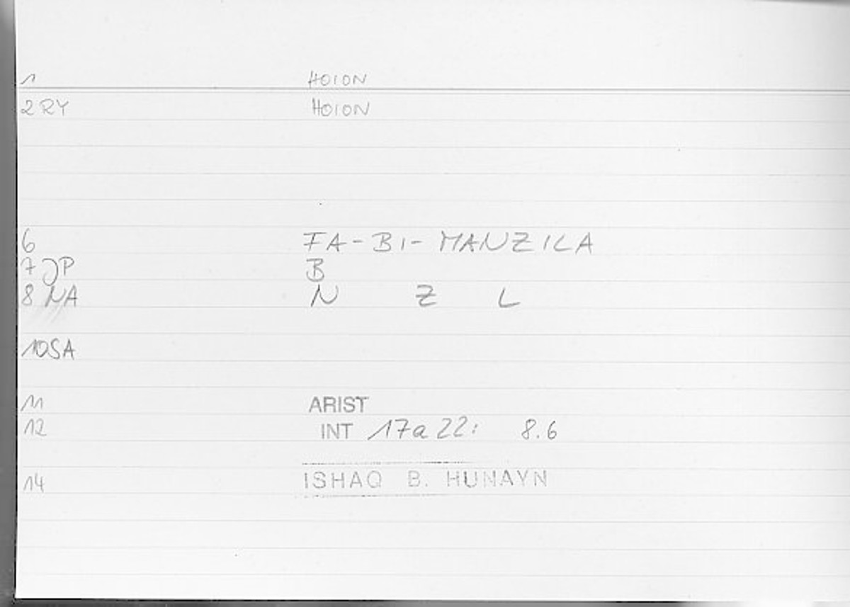 Filecard Arist.Int.1223