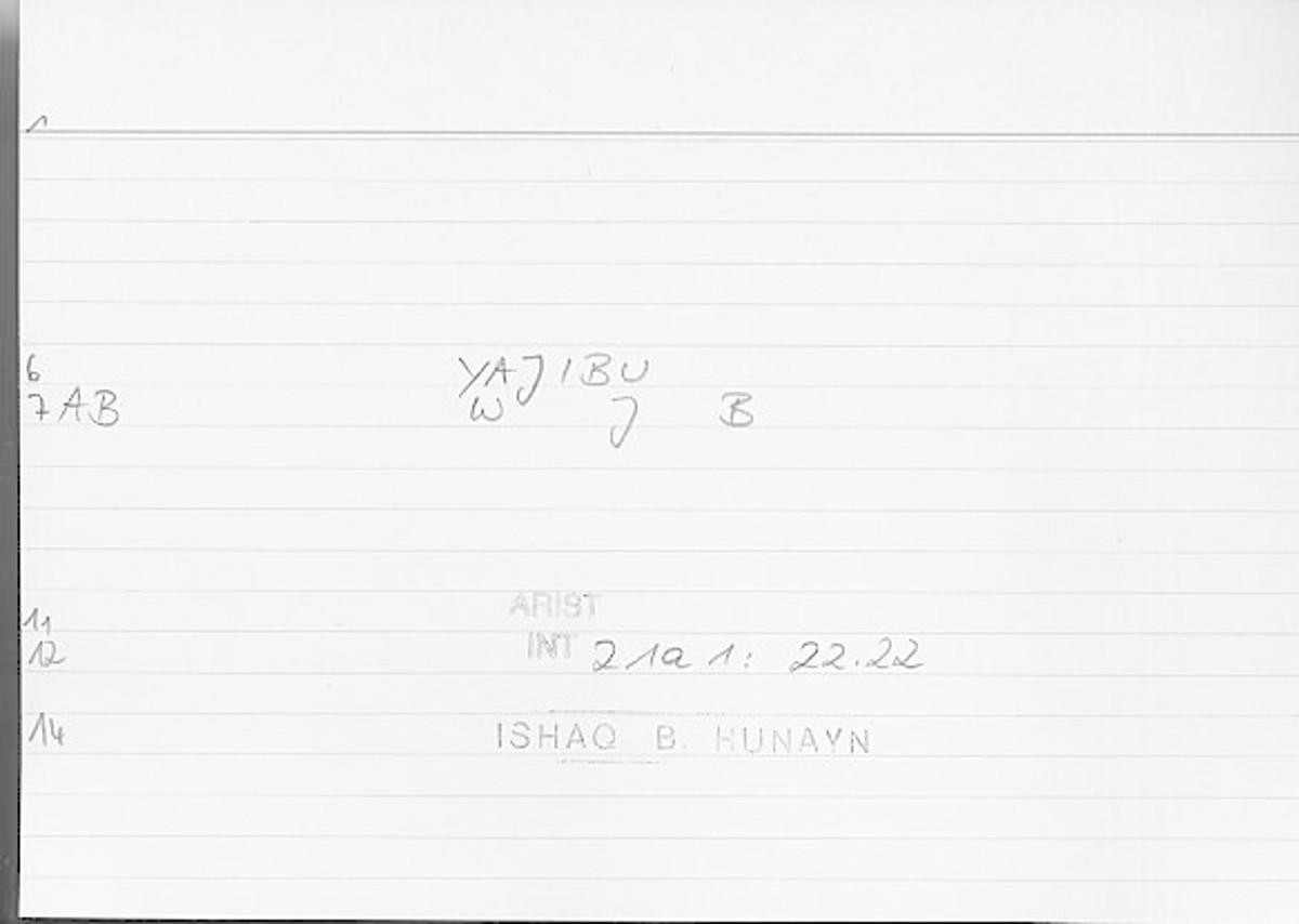 Filecard Arist.Int.1327