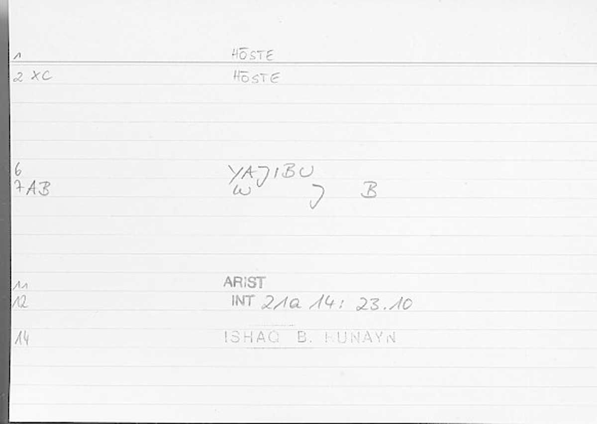 Filecard Arist.Int.1328
