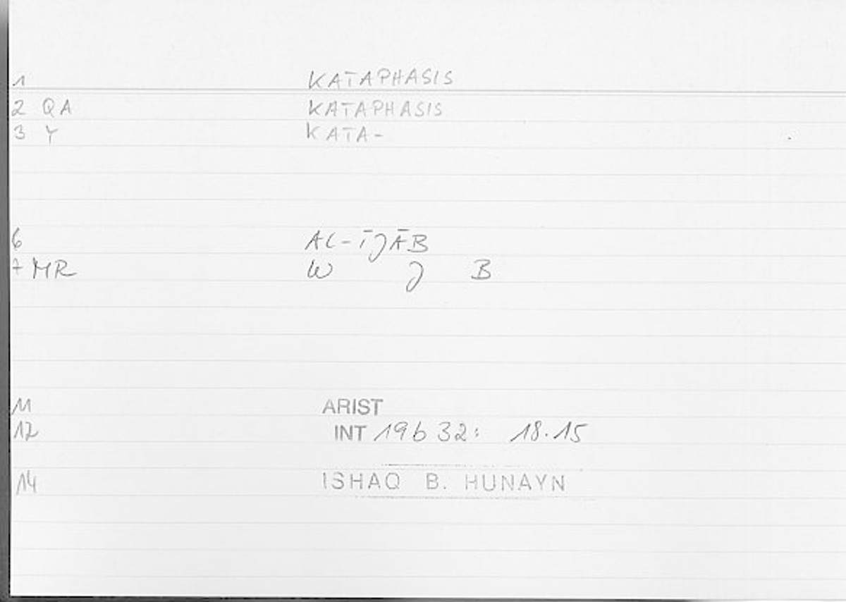 Filecard Arist.Int.1361