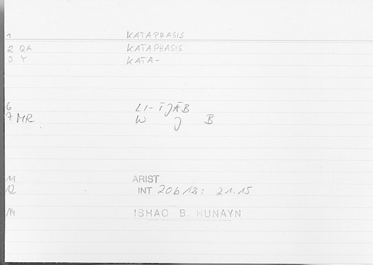 Filecard Arist.Int.1367