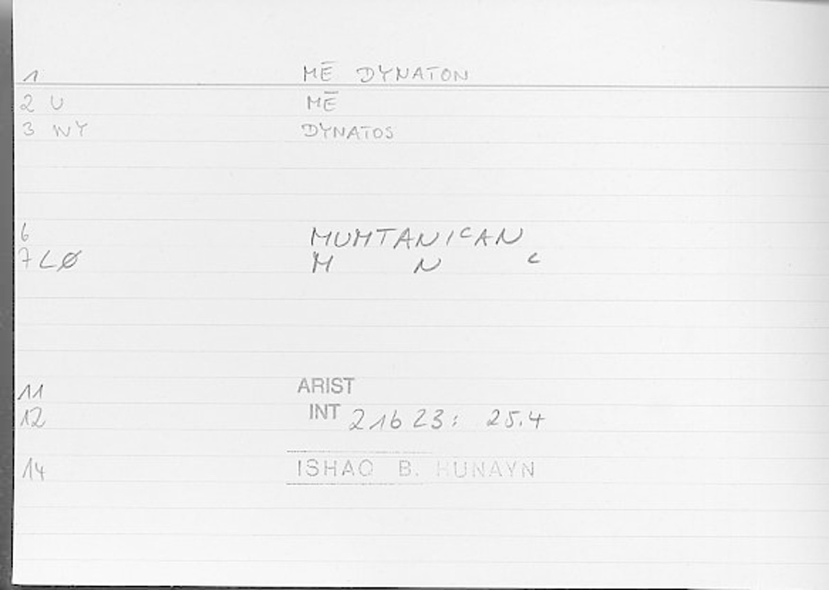 Filecard Arist.Int.1385
