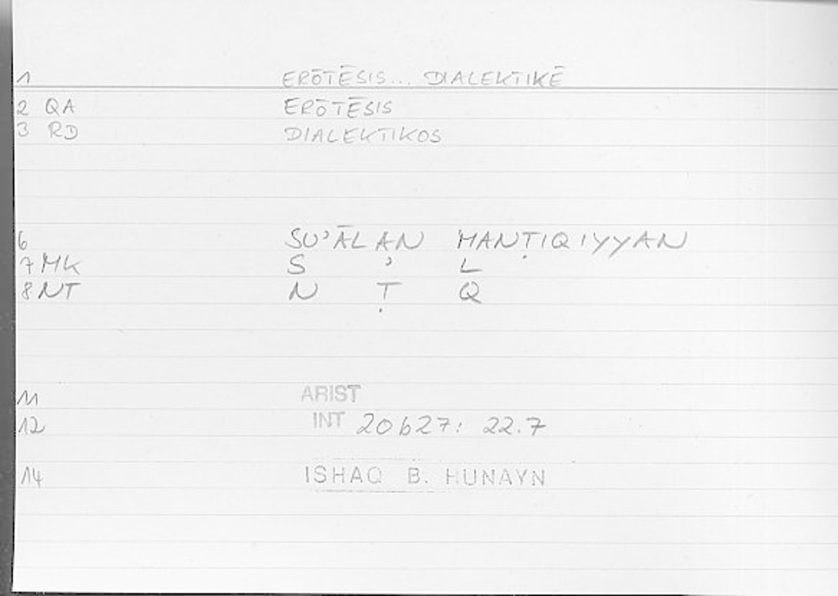 Filecard Arist.Int.1398