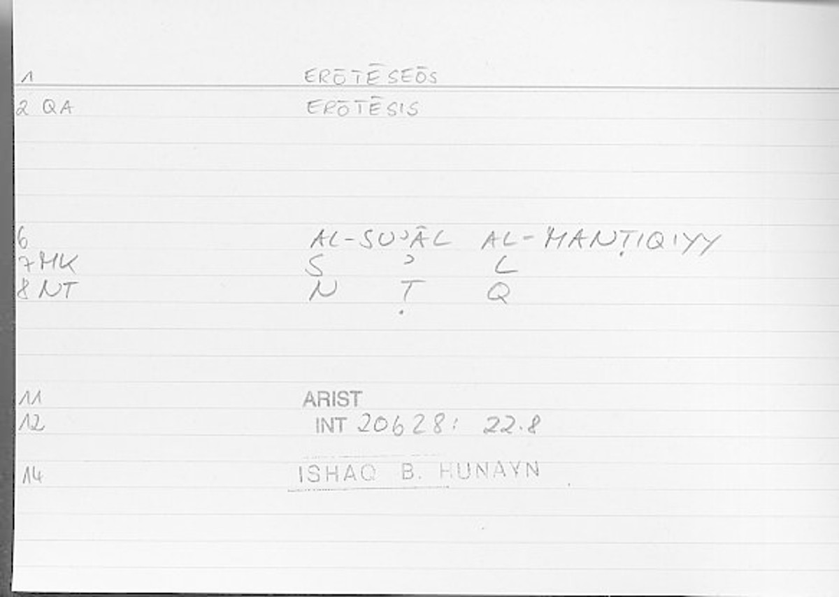 Filecard Arist.Int.1400