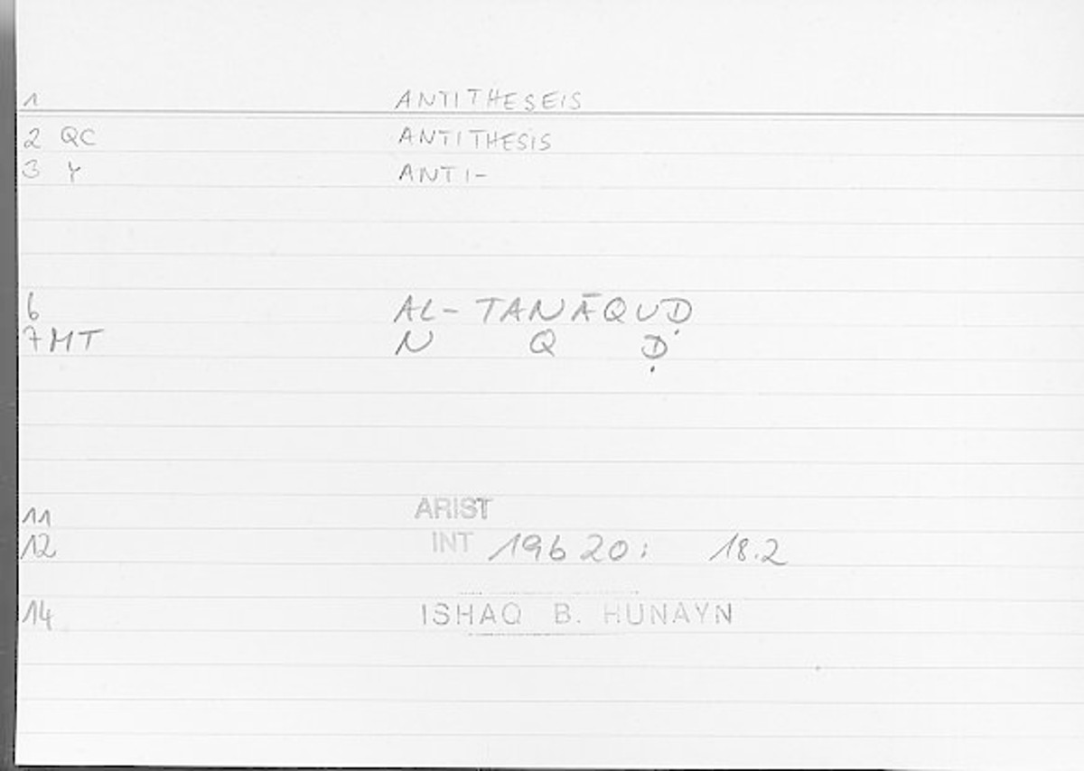 Filecard Arist.Int.1437