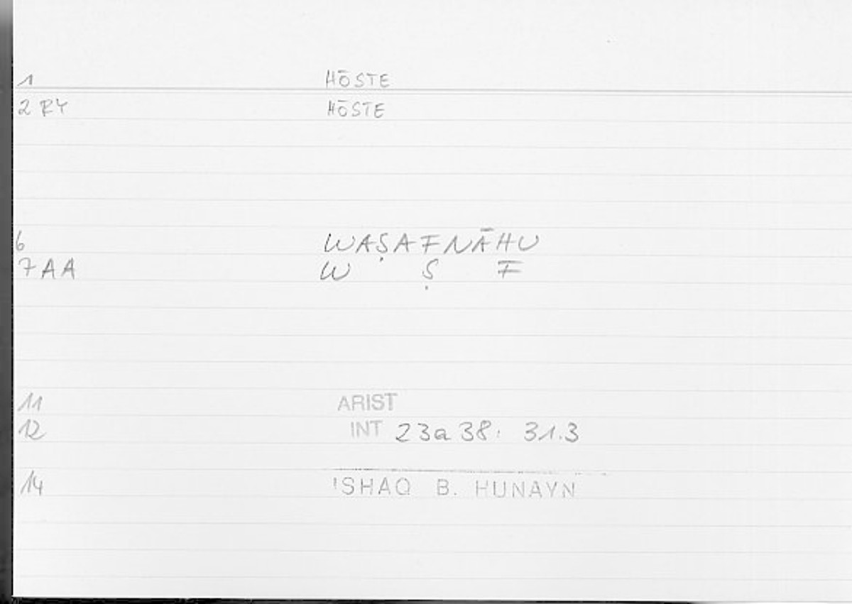 Filecard Arist.Int.1517