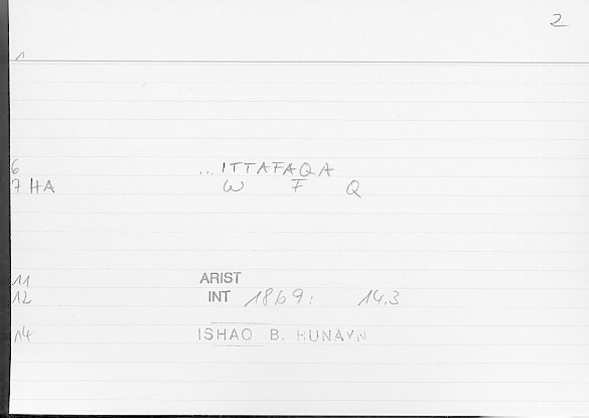 Filecard Arist.Int.1554