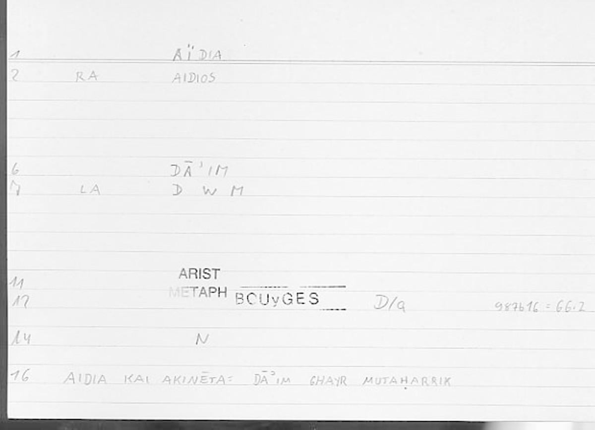 Filecard Arist.Metaph.0169