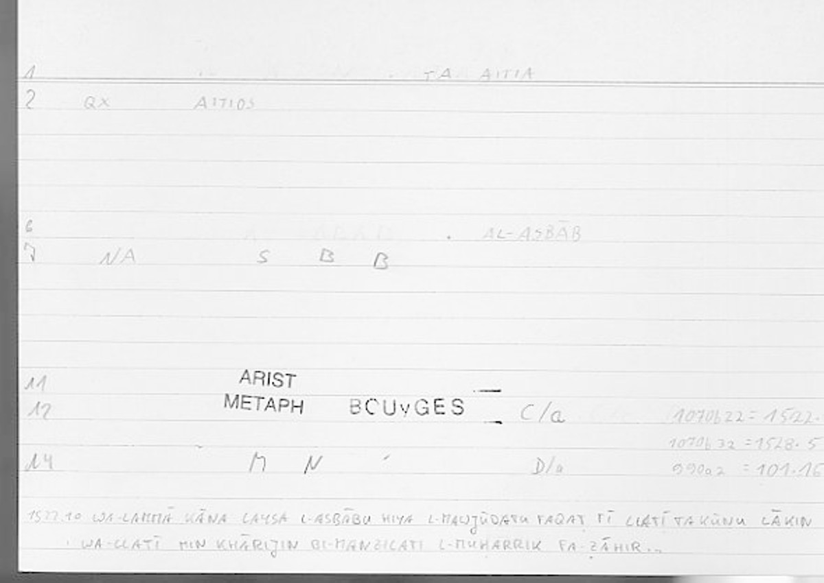 Filecard Arist.Metaph.0285