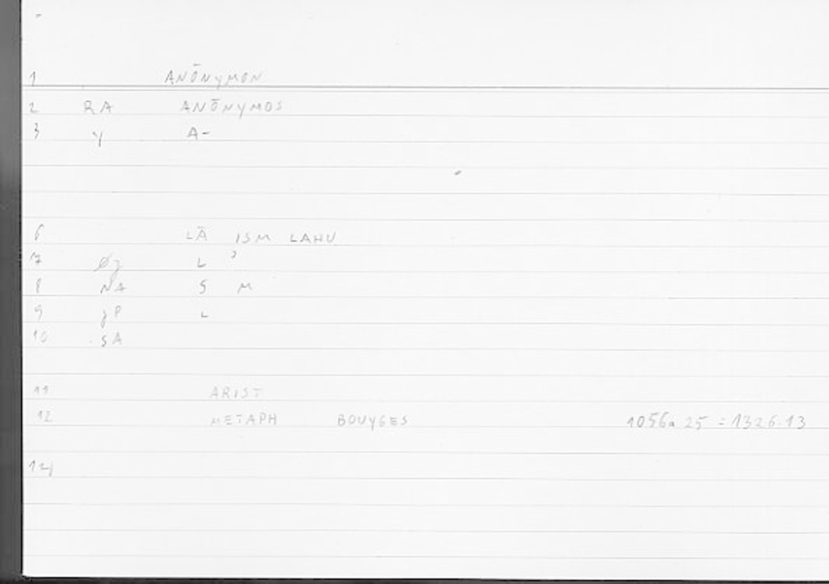Filecard Arist.Metaph.0322