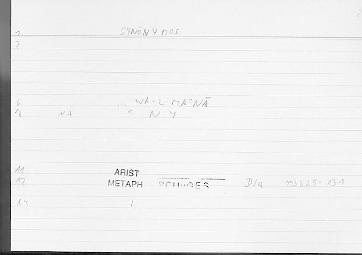 Filecard Arist.Metaph.0339