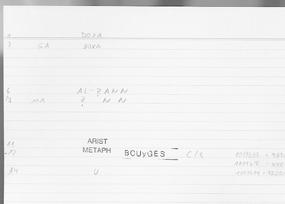Filecard Arist.Metaph.0507