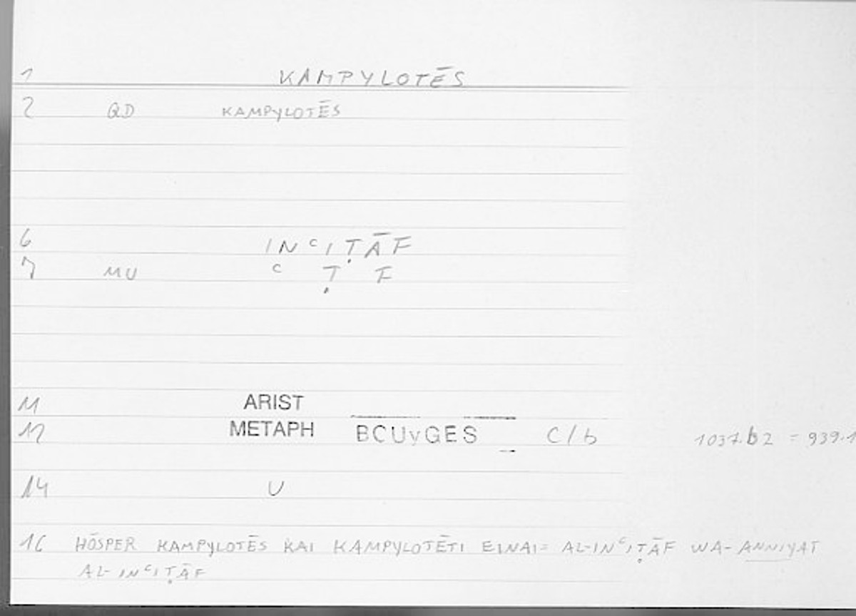 Filecard Arist.Metaph.1042