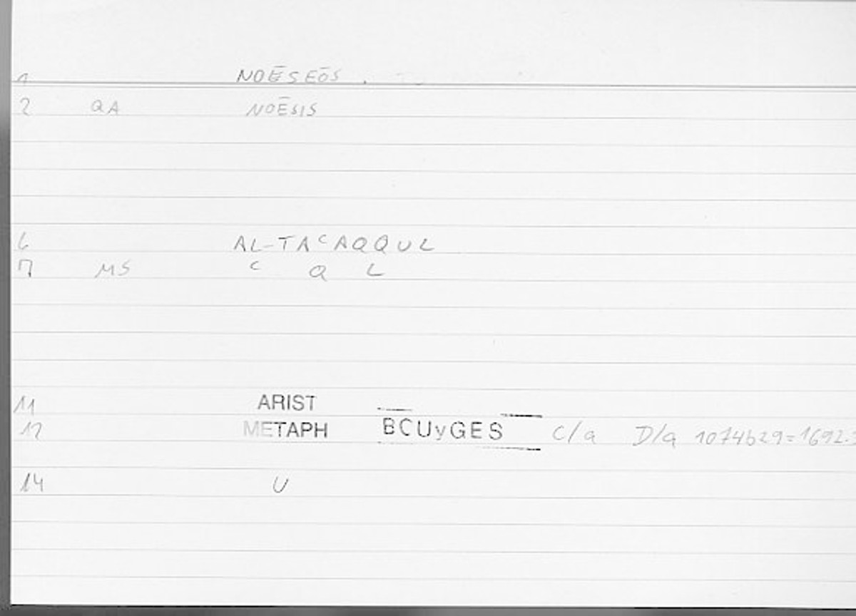Filecard Arist.Metaph.1054