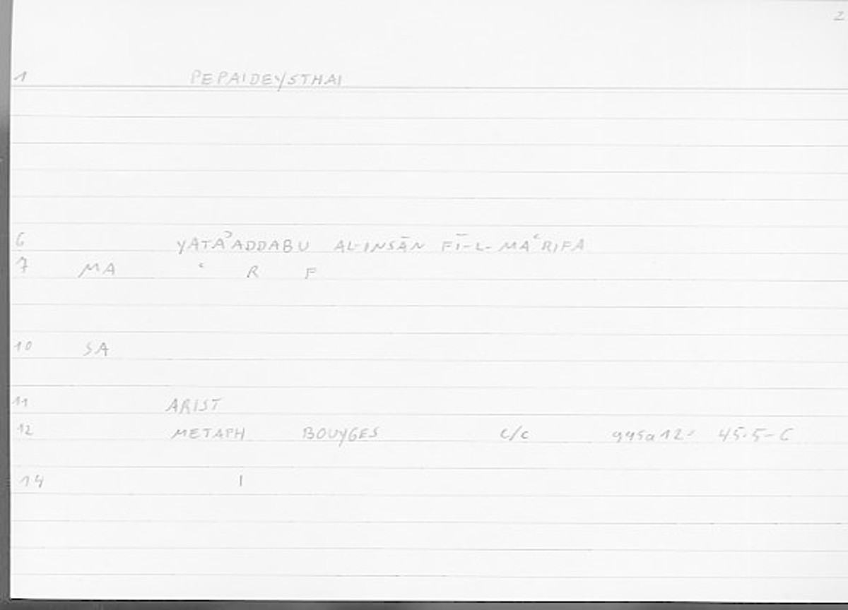 Filecard Arist.Metaph.1083