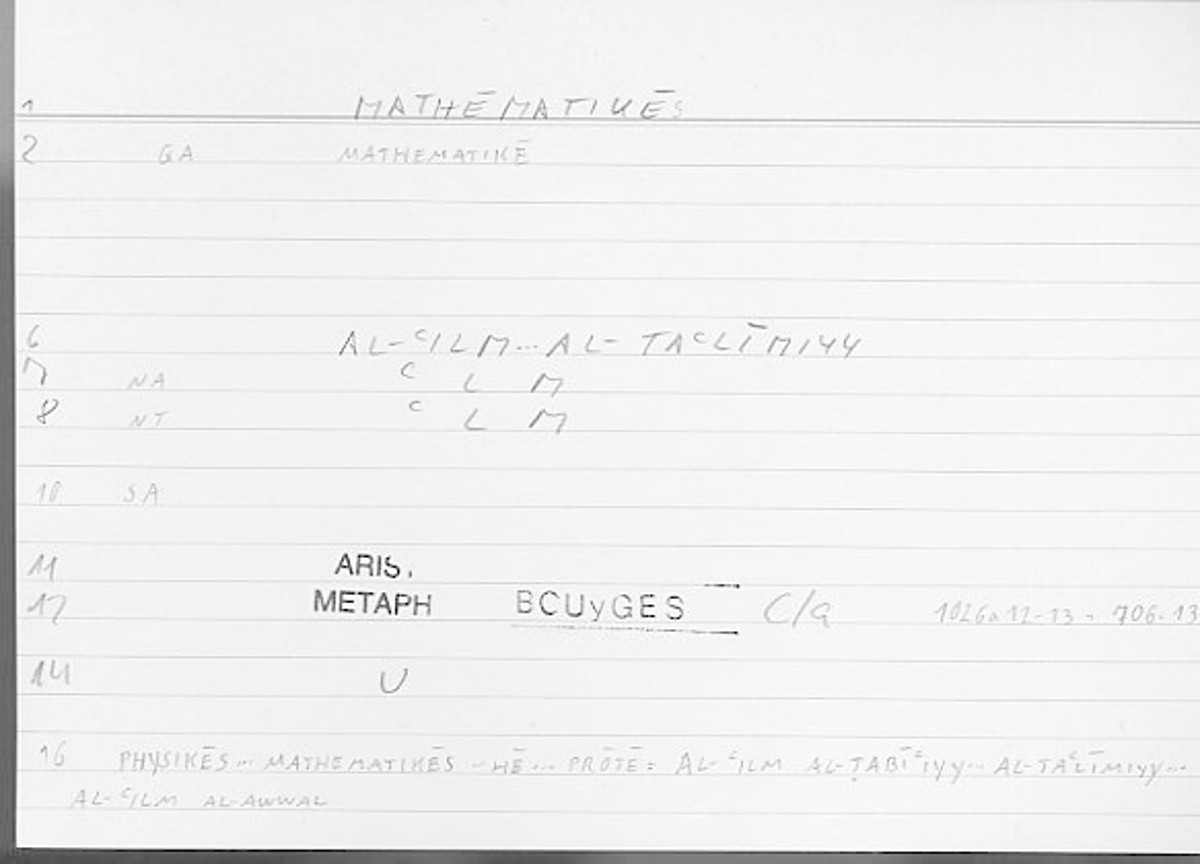 Filecard Arist.Metaph.1084