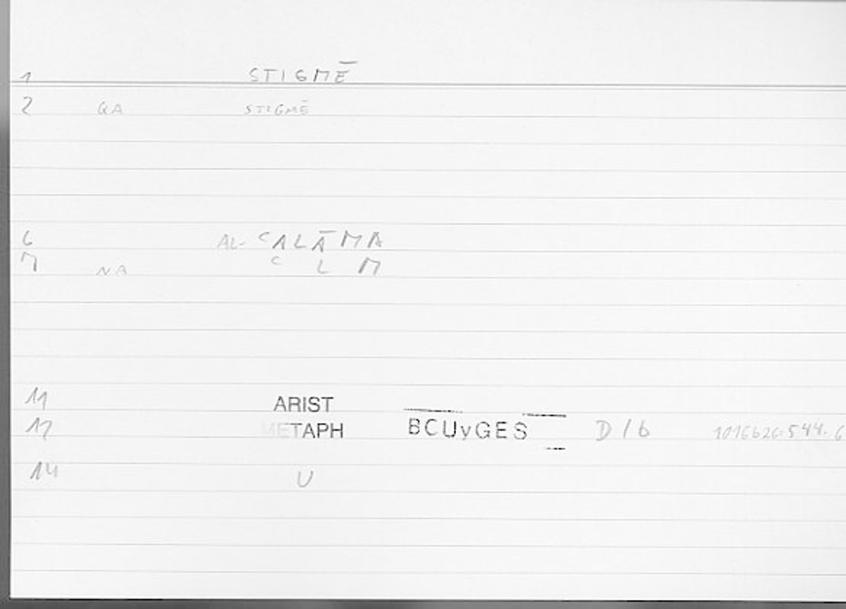 Filecard Arist.Metaph.1115