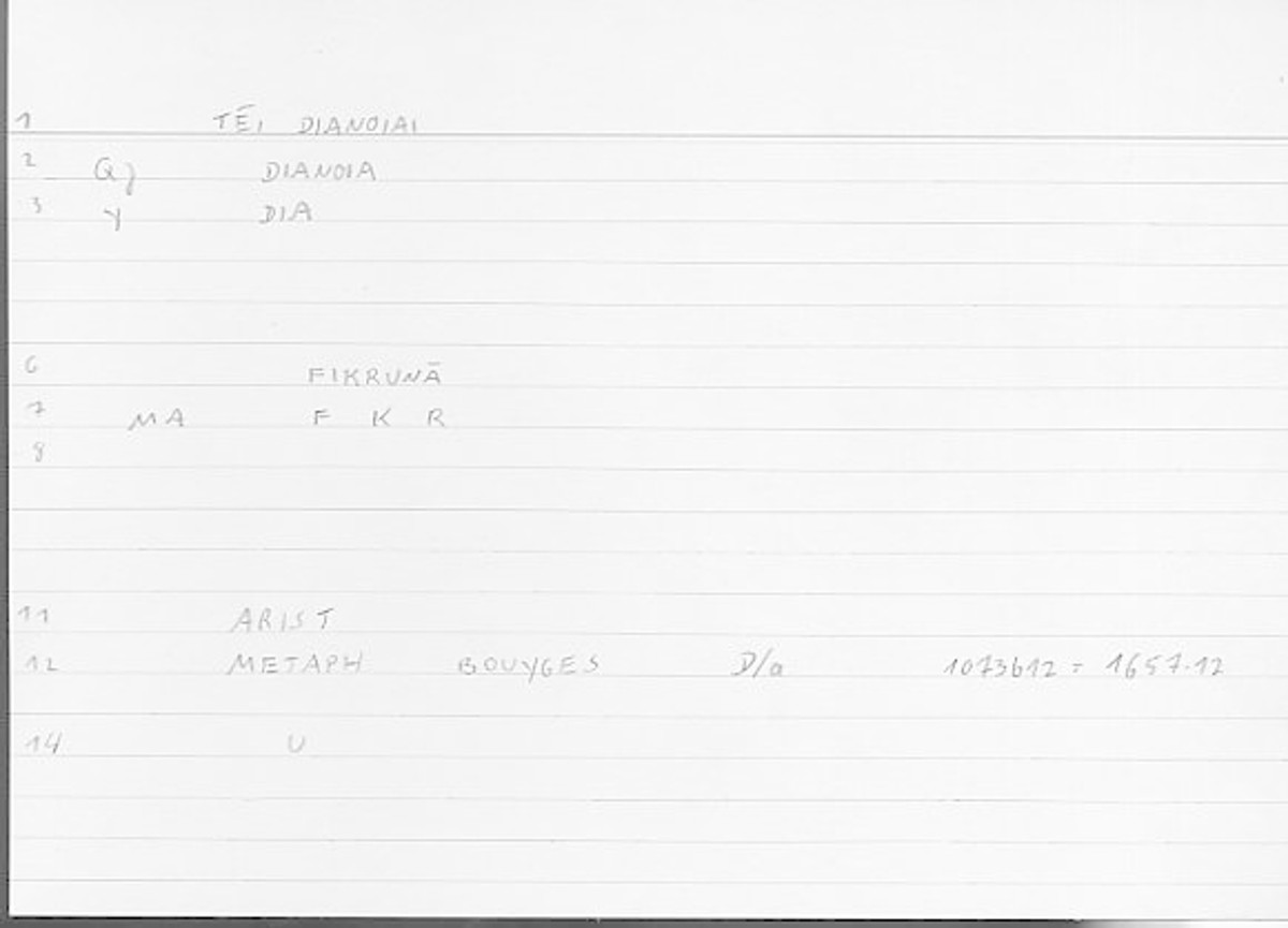 Filecard Arist.Metaph.1314