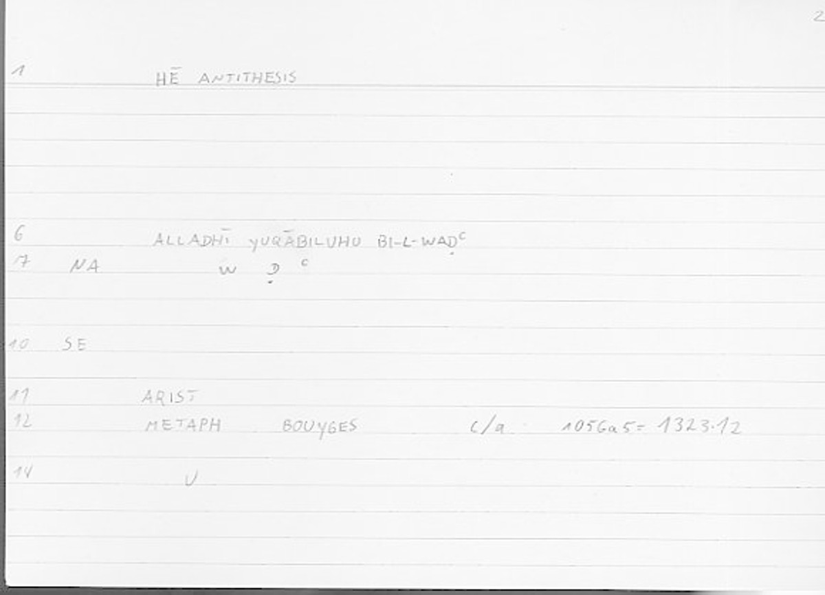 Filecard Arist.Metaph.1331