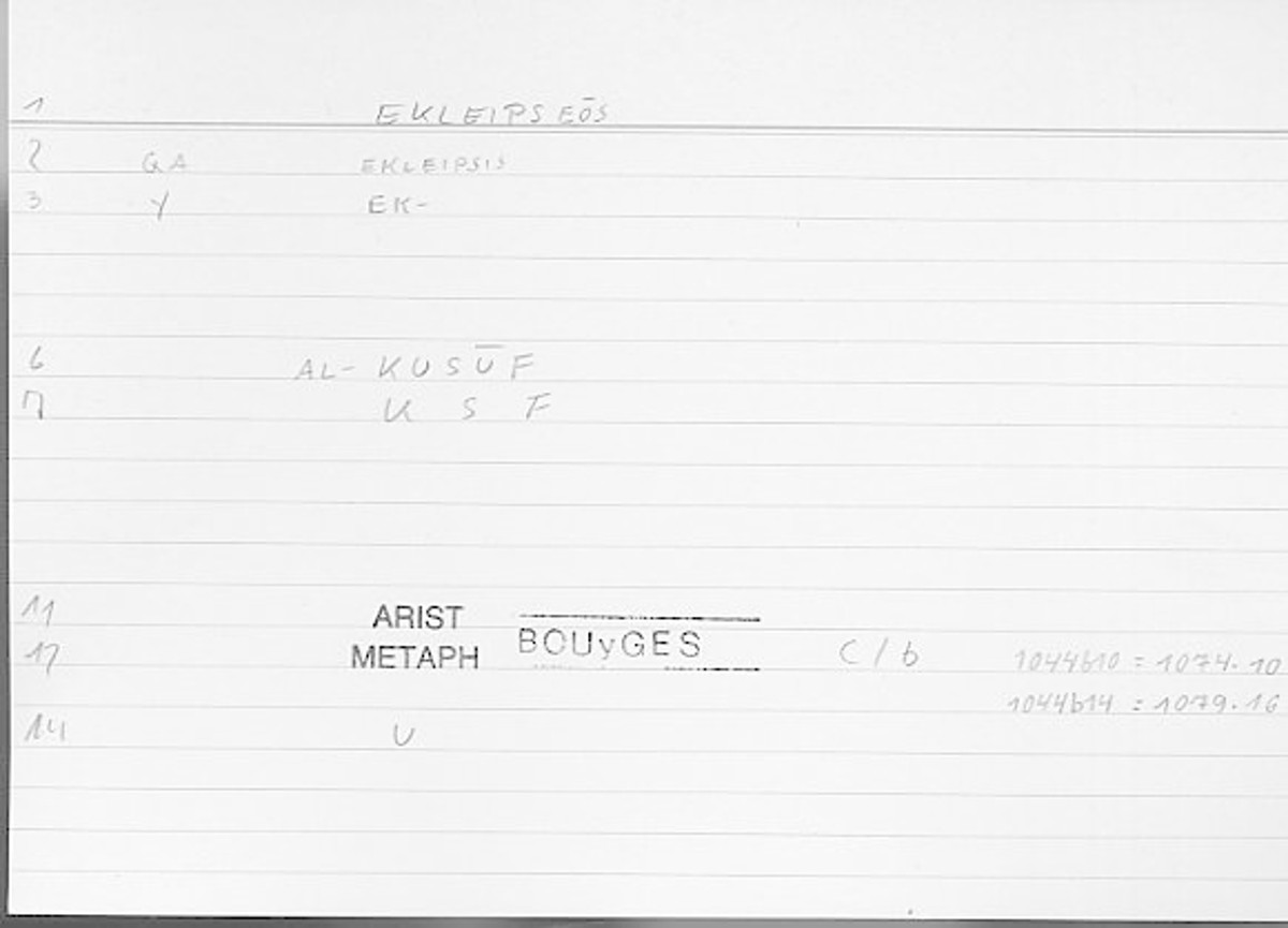 Filecard Arist.Metaph.1445