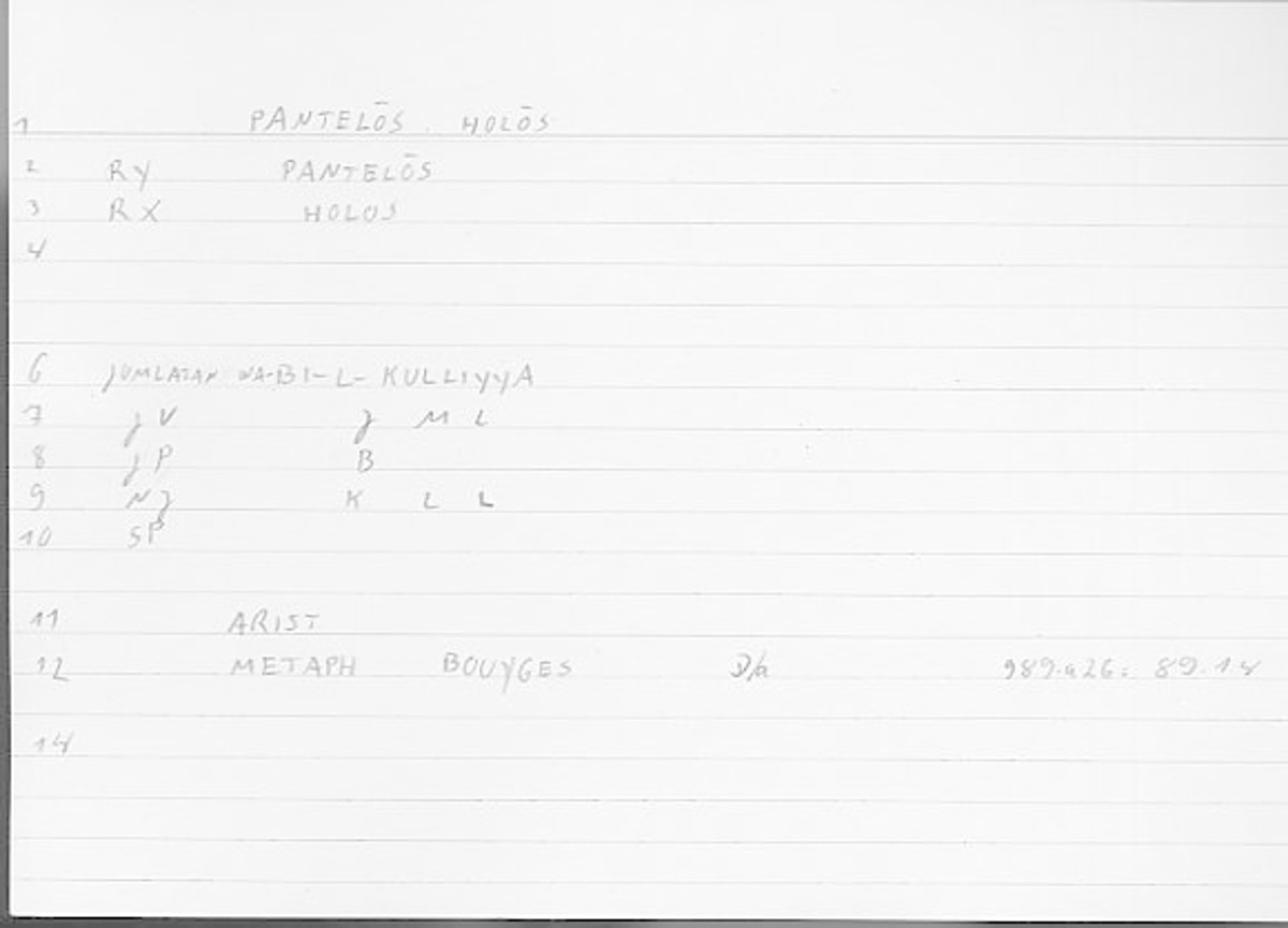 Filecard Arist.Metaph.1464