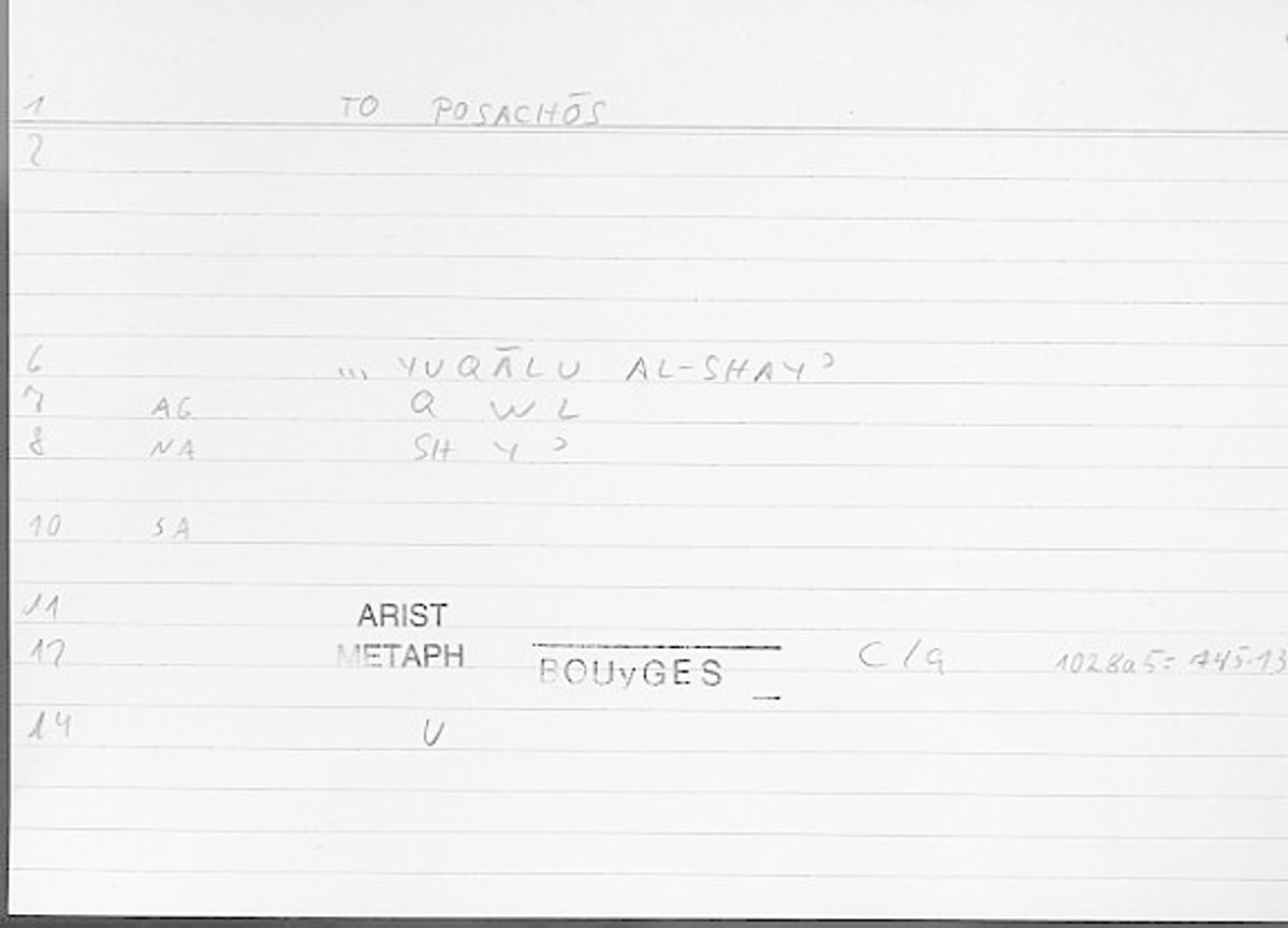 Filecard Arist.Metaph.1483
