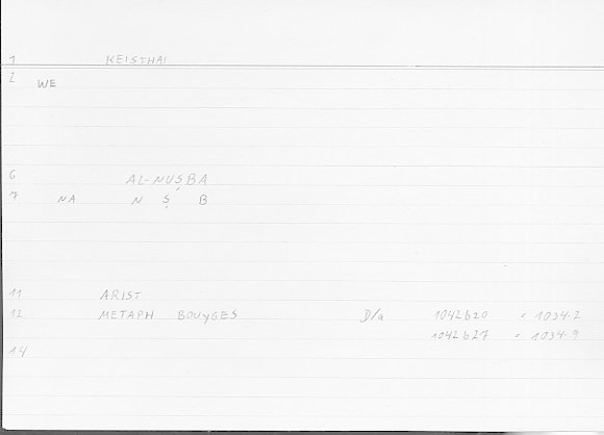 Filecard Arist.Metaph.1694