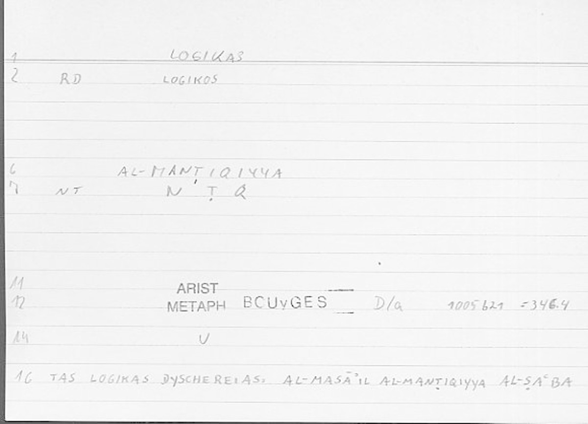 Filecard Arist.Metaph.1703