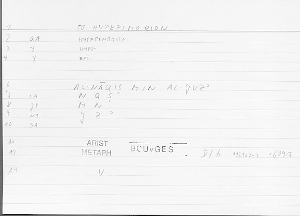 Filecard Arist.Metaph.1782