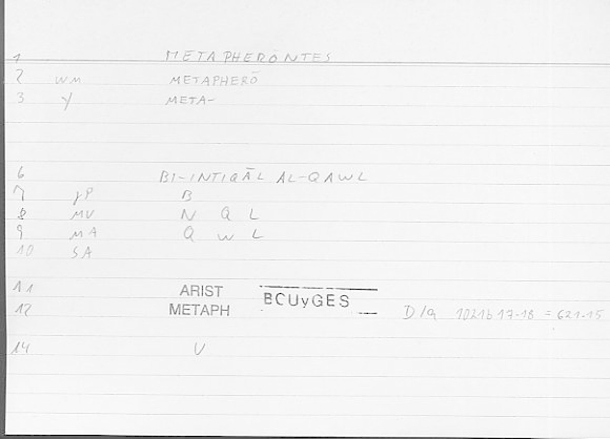 Filecard Arist.Metaph.1791