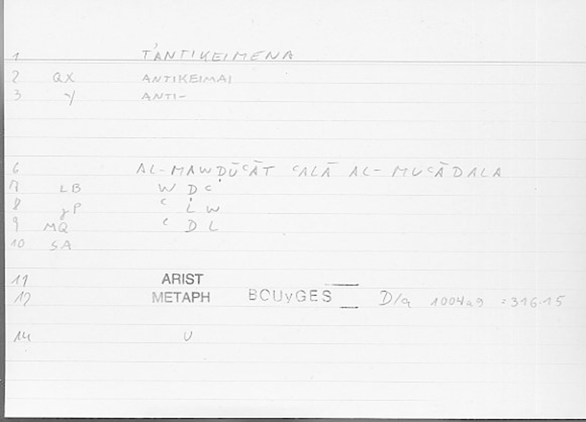Filecard Arist.Metaph.1872
