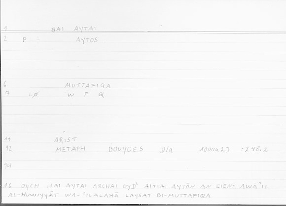 Filecard Arist.Metaph.1881