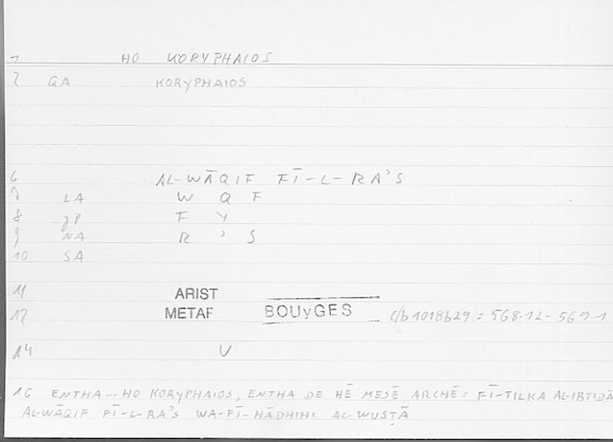 Filecard Arist.Metaph.1896