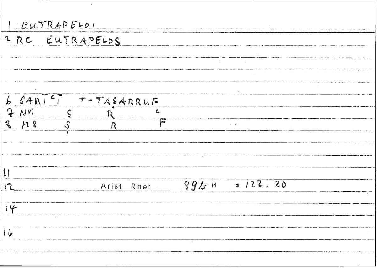 Filecard Arist.Rhet.2003