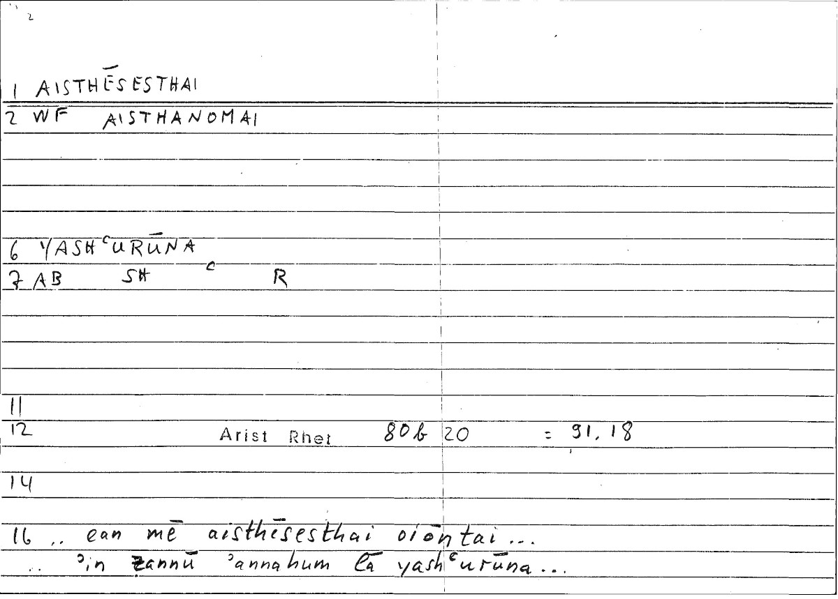 Filecard Arist.Rhet.3322