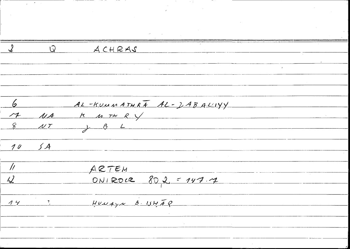 Filecard Artem.Onirocr.00005