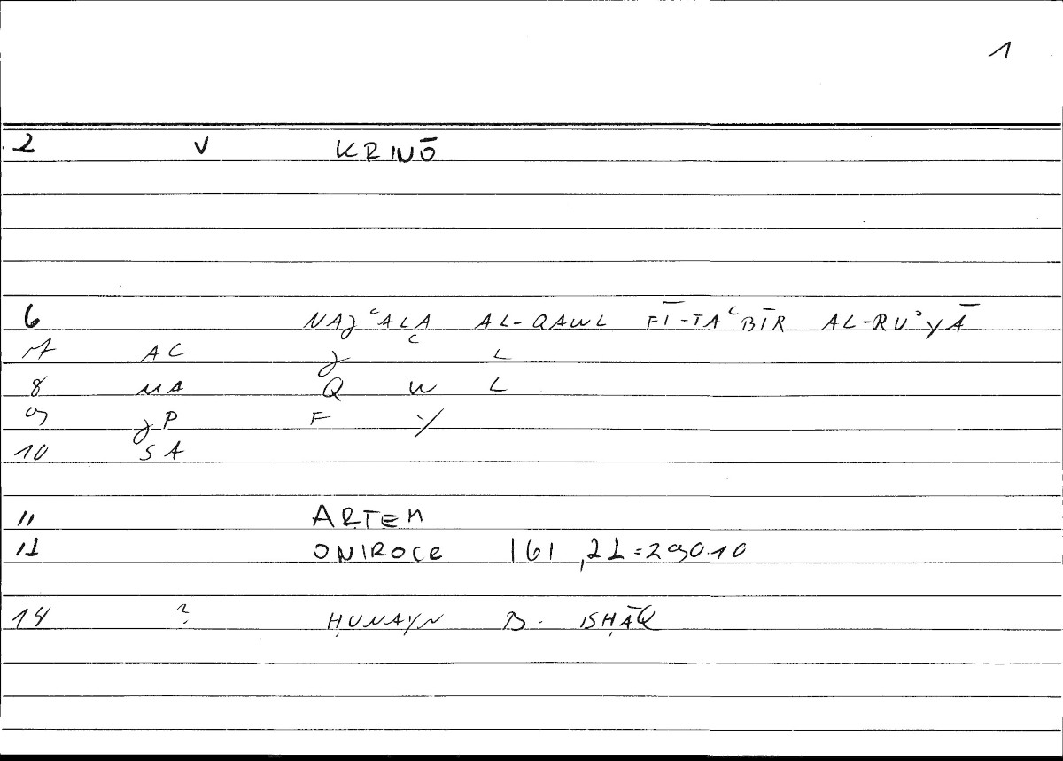 Filecard Artem.Onirocr.00154