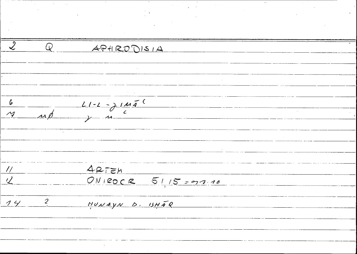 Filecard Artem.Onirocr.00205
